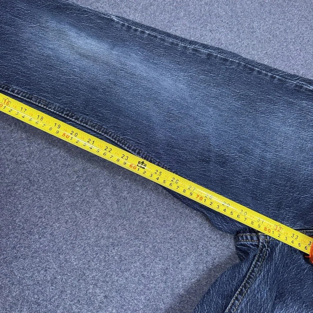 Levis Jeans Mens 34x34 Blue 541 Athletic Tapered Faded Whisker Flex Denim Pants